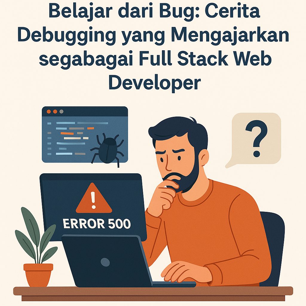 Belajar dari Bug: Cerita Debugging yang Mengajarkan sebagai Full Stack Web Developer