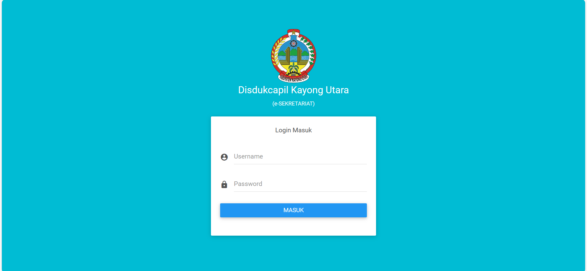 e-Sekretariat Disdukcapil Kab. Kayong Utara